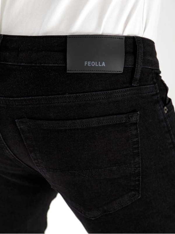 Джинсы Journey Straight мужские черного цвета