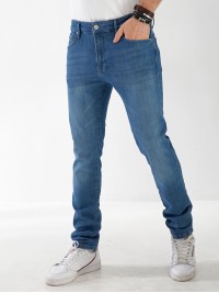 Джинси Maxon Straight чоловічі синього кольору