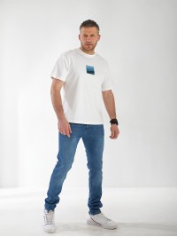 Джинси Maxon Straight чоловічі синього кольору