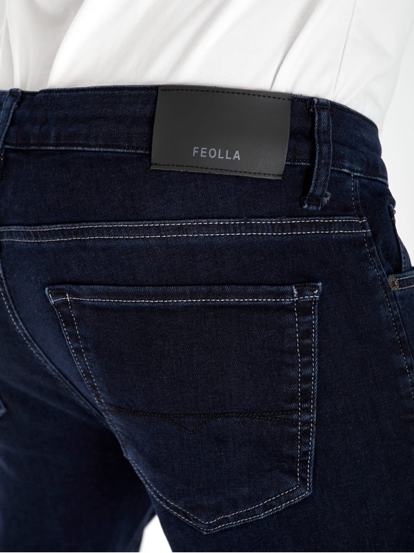 Джинсы Journey Straight мужские темно-синего цвета 32972