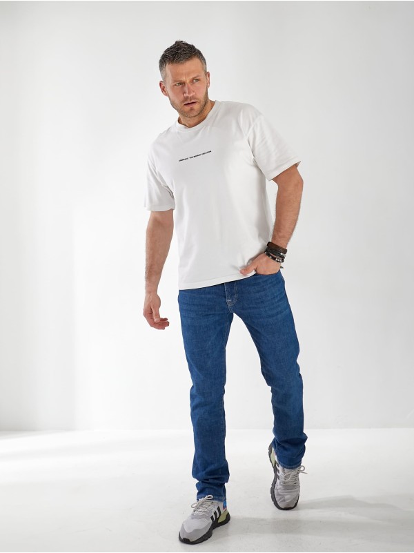 Джинси Maxen Straight чоловічі свiтло-синього кольору