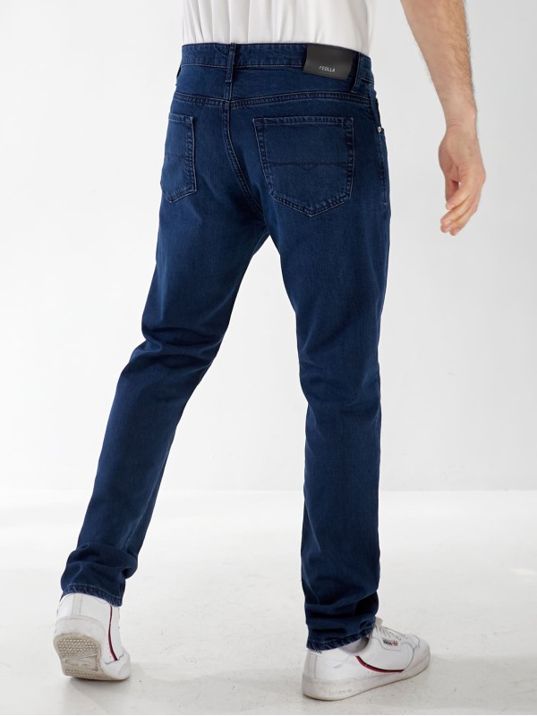 Джинси Antonie Straight чоловічі темно-синього кольору