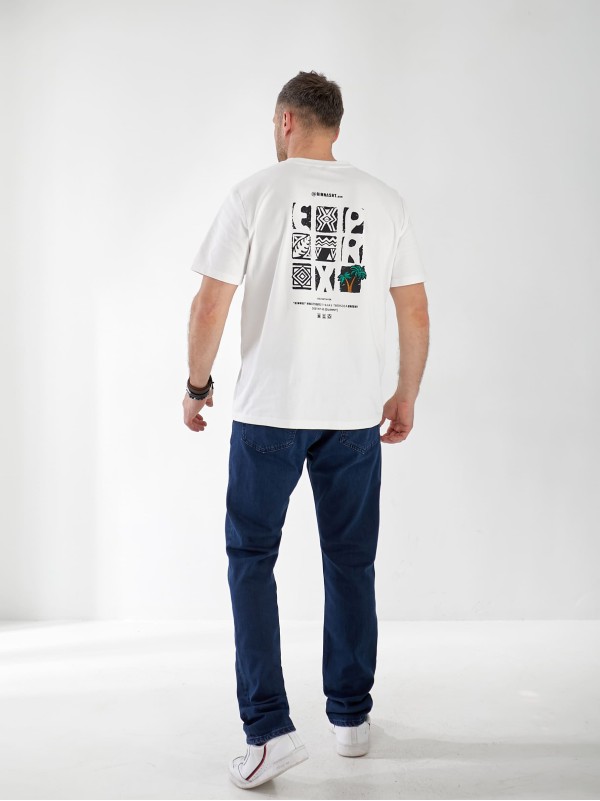 Джинси Antonie Straight чоловічі темно-синього кольору