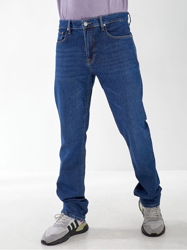 Джинси Antonie Straight чоловічі синього кольору