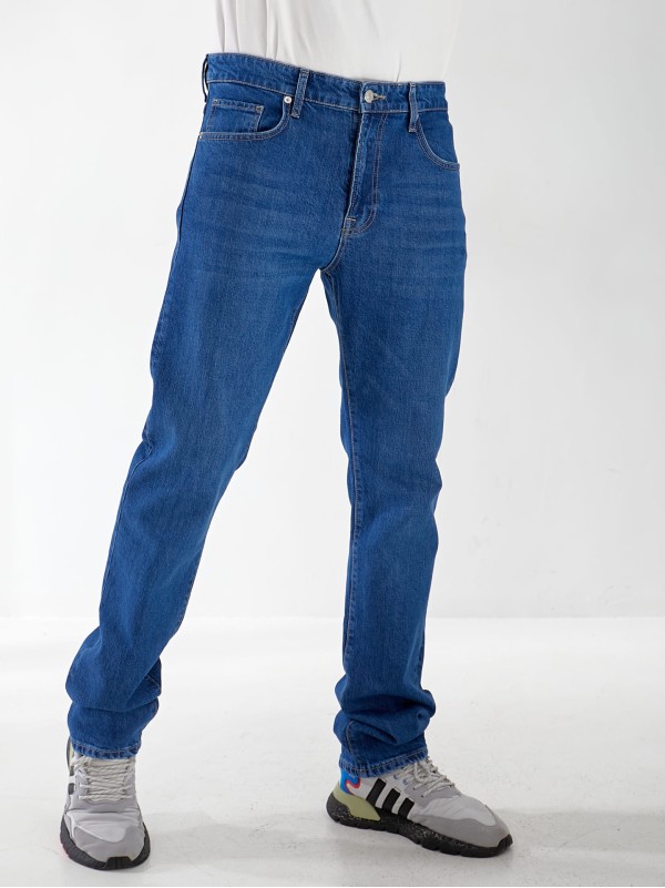 Джинси Antonie Straight чоловічі синього кольору