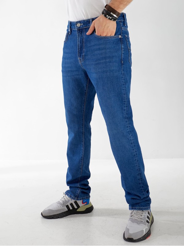 Джинси Antonie Straight чоловічі синього кольору