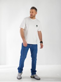 Джинси Antonie Straight чоловічі синього кольору