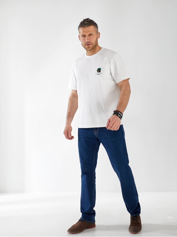 Джинсы Grady Straight мужские темно-синего цвета