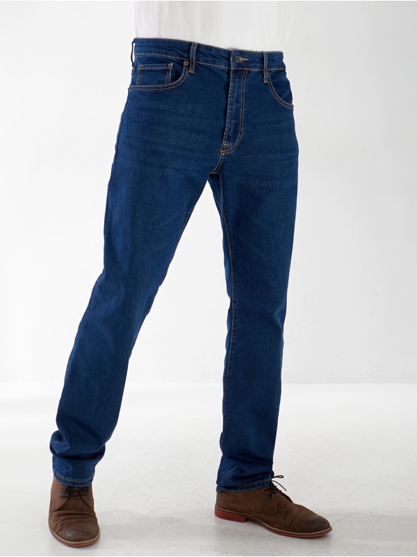 Джинсы Grady Straight мужские темно-синего цвета