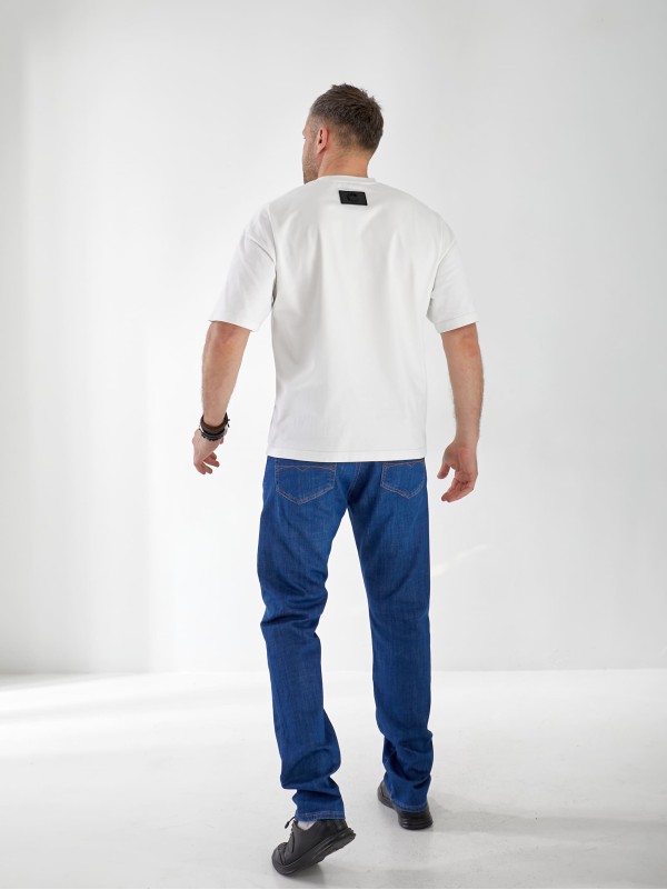 Джинсы Keagen Straight мужские синего цвета