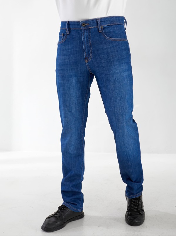 Джинсы Keagen Straight мужские синего цвета