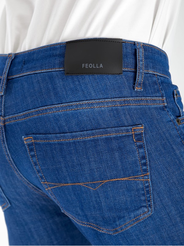 Джинсы Keagen Straight мужские синего цвета