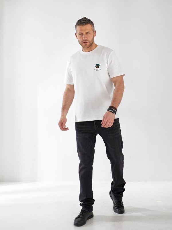 Джинси Gyan Straight чоловічі темно-сiрого кольору