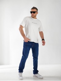 Джинсы Lupin Straight мужские синего цвета