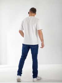 Джинсы Lupin Straight мужские синего цвета