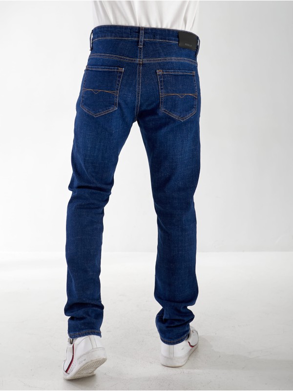 Джинсы Lupin Straight мужские синего цвета