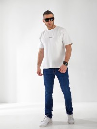 Джинсы Lupin Straight мужские синего цвета