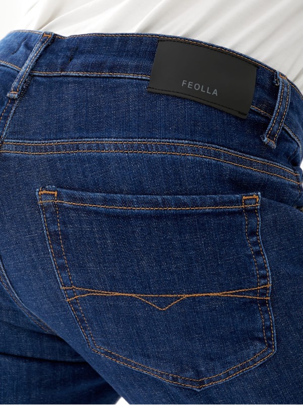 Джинсы Lupin Straight мужские синего цвета