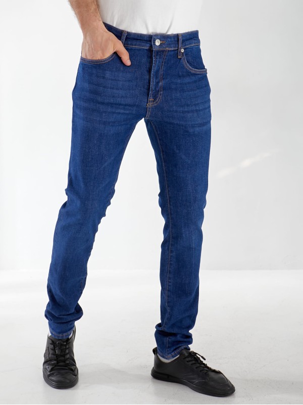 Джинси Journey Skinny чоловічі темно-синього кольору