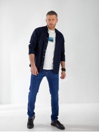 Джинси Journey Skinny чоловічі темно-синього кольору