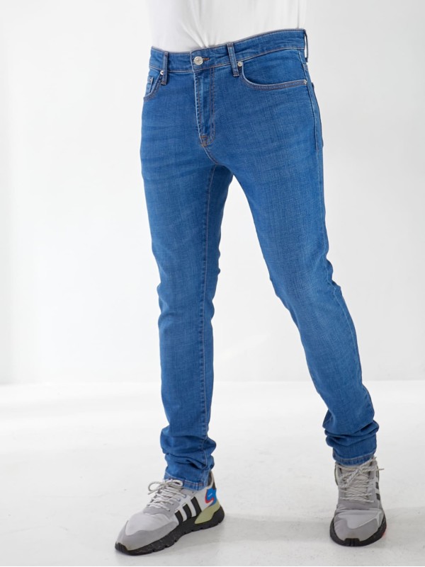 Джинси Lupin Skinny чоловічі свiтло-синього кольору