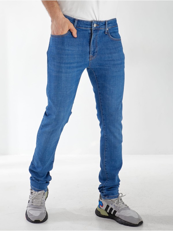 Джинси Lupin Skinny чоловічі свiтло-синього кольору