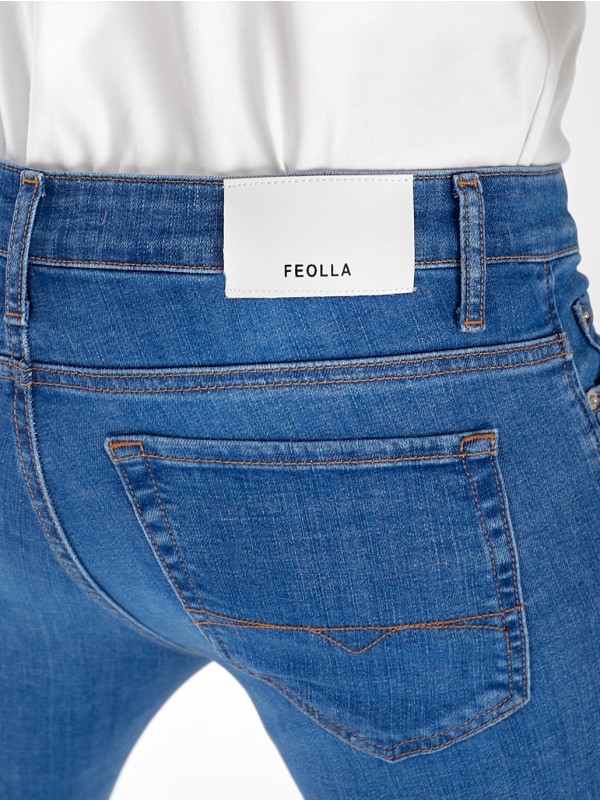 Джинси Lupin Skinny чоловічі свiтло-синього кольору