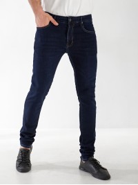 Джинсы Maxen Skinny мужские темно-синего цвета