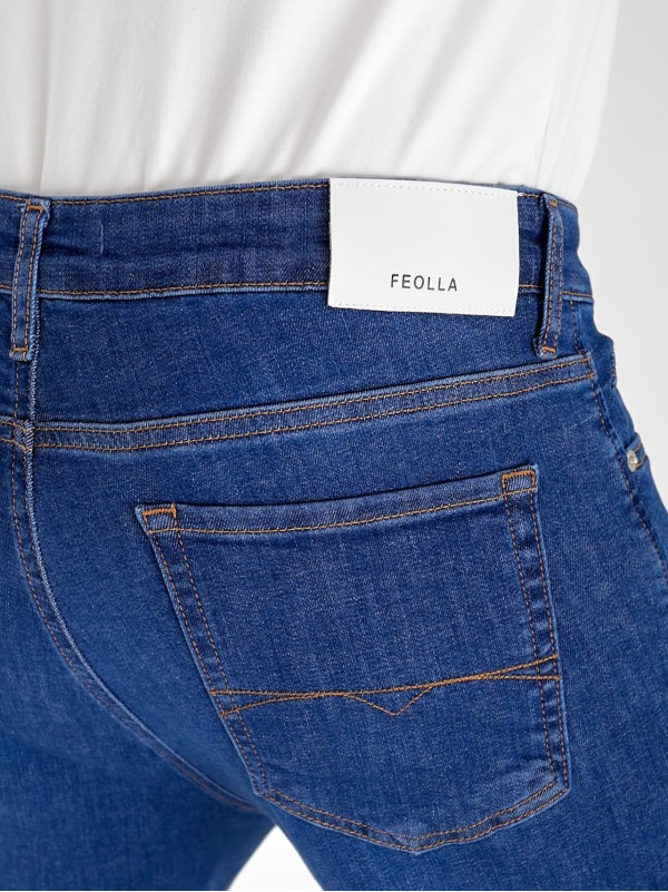 Джинсы Phonex Tapered мужские синего цвета