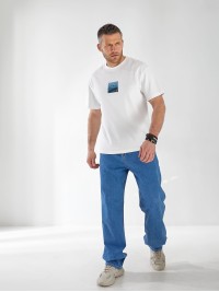 Джинсы Debbie Loose мужские светло-синего цвета