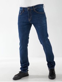 Джинсы Marlin Skinny мужские темно-синего цвета
