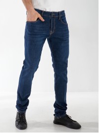 Джинсы Marlin Skinny мужские темно-синего цвета