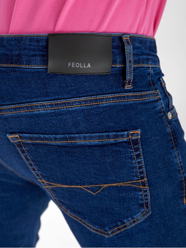 Джинси Carrie Skinny чоловічі темно-синього кольору