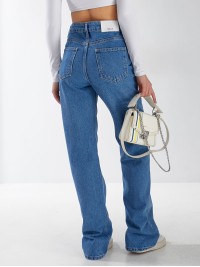 Джинси Felipe Wide leg жіночі світло-синього кольору