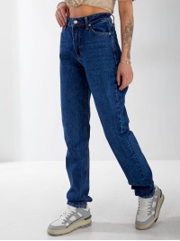 Джинси Stanley Mom жіночі  синього кольору