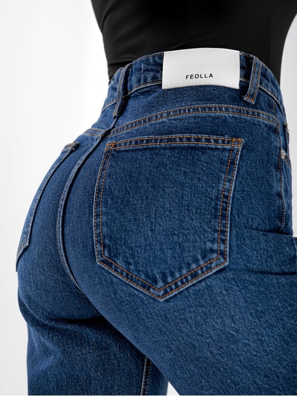 Джинси Xvaier Bootcut жіночі  синього кольору