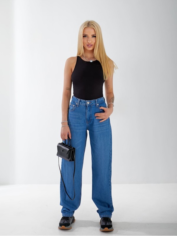 Джинсы Jim Baggy женские светло-синего цвета