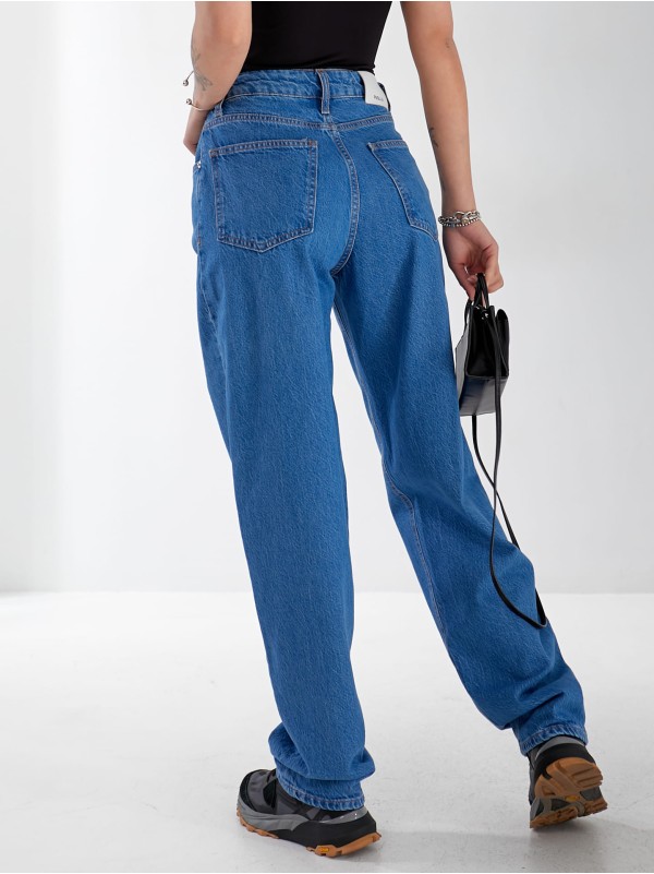 Джинсы Jim Baggy женские светло-синего цвета