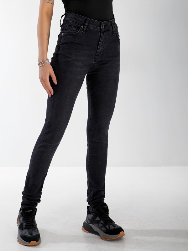Джинси Voyage Skinny жіночі чорного кольору