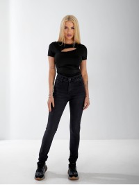 Джинси Voyage Skinny жіночі чорного кольору