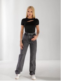 Джинси Stanley Straight жіночі сiрого кольору