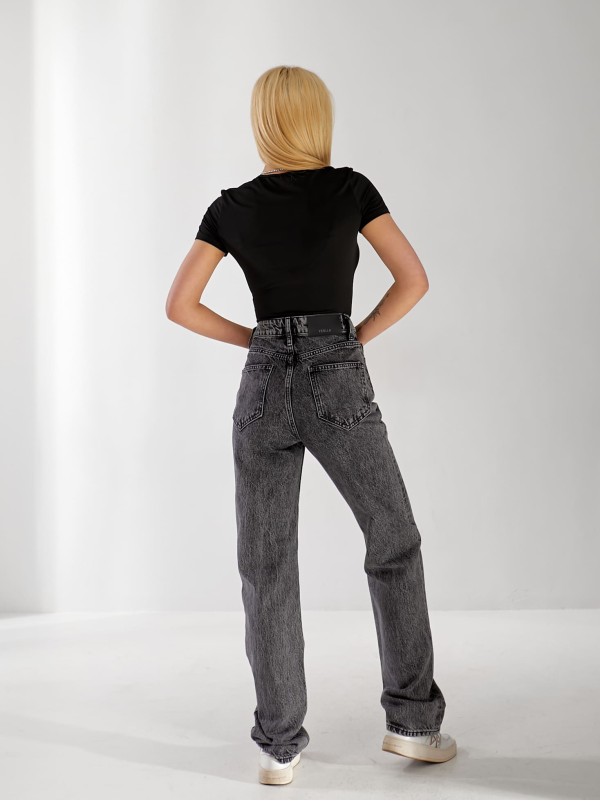 Джинси Stanley Straight жіночі сiрого кольору