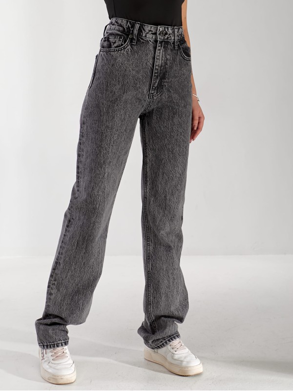 Джинси Stanley Straight жіночі сiрого кольору