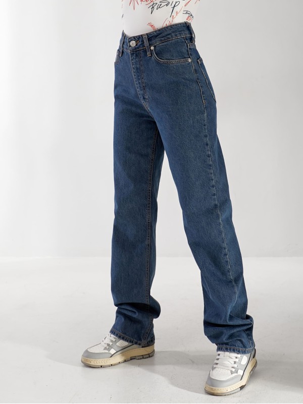 Джинси Ady Straight жіночі синього кольору