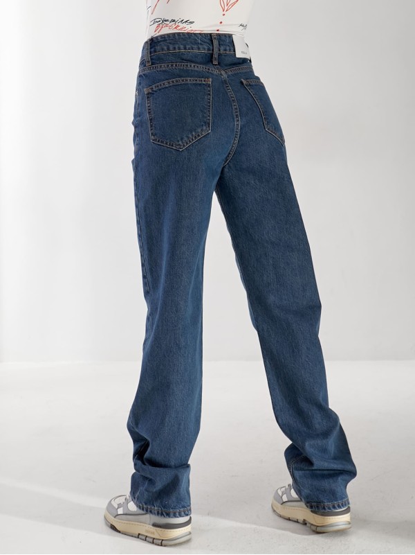 Джинси Ady Straight жіночі синього кольору