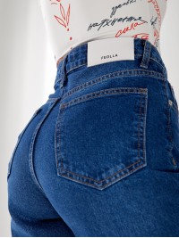 Джинси Holo Mom жіночі синього кольору