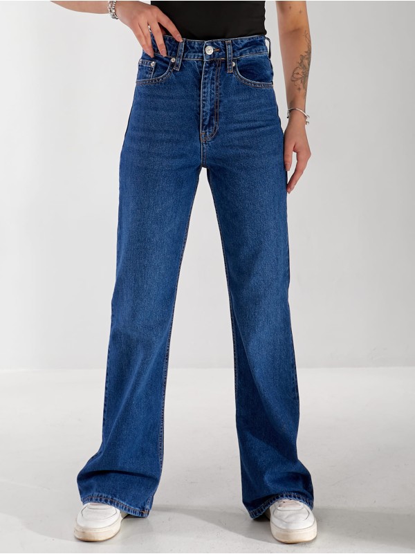 Джинси Holo Bootcut жіночі синього кольору