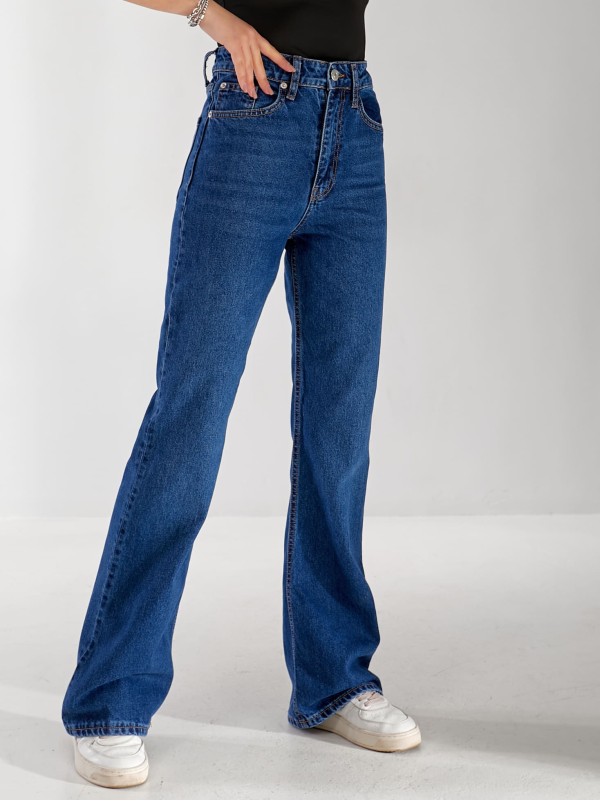 Джинси Holo Bootcut жіночі синього кольору