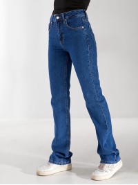 Джинси Pony Wide leg жіночі темно-синього кольору