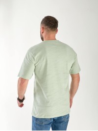 Мужская футболка с квадратами оливкового цвета